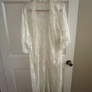White Lace Kimono